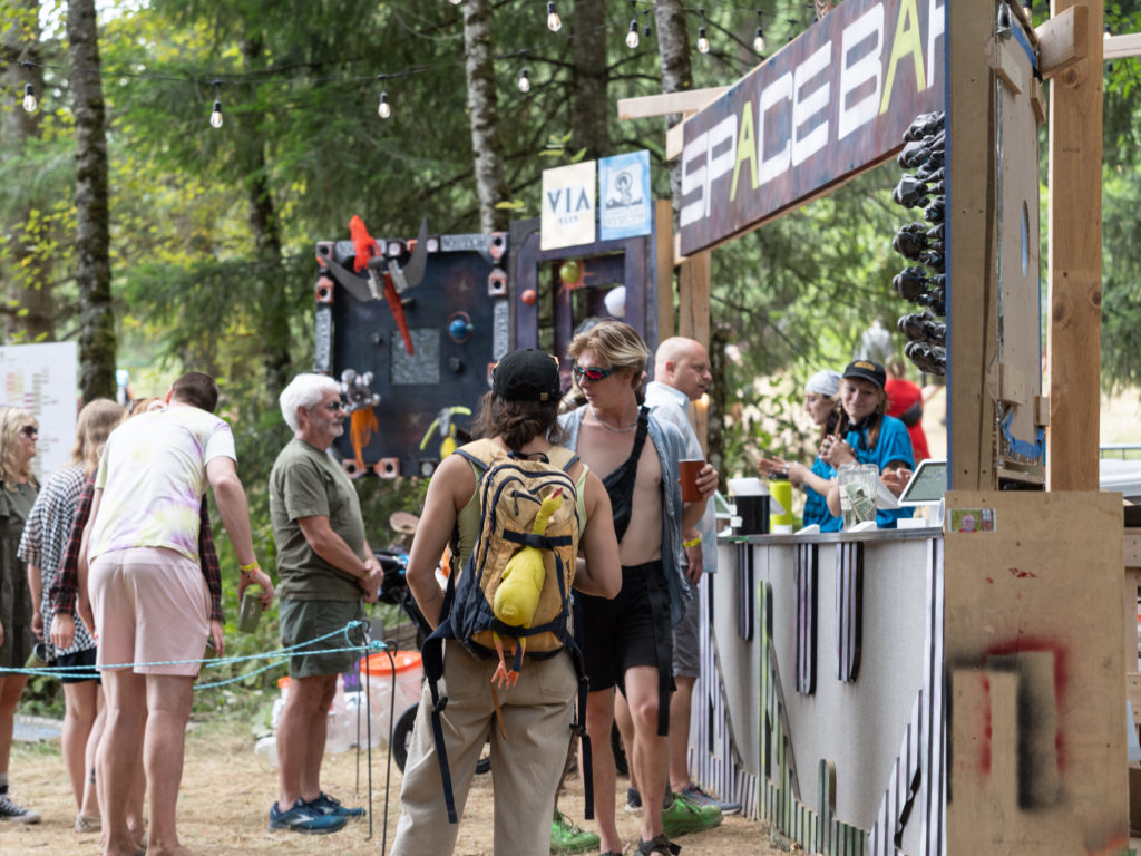 Vendors at Pickathon 2023 in Happy Valley, Oregon.